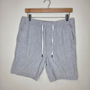 Banana Republic Mens Grey Cotto Drawstring Shorts Size M Medium